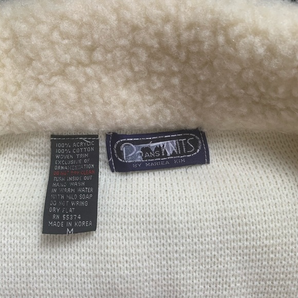 Vtg Sweater Coat by Mariea Kim - Picture 8 of 8